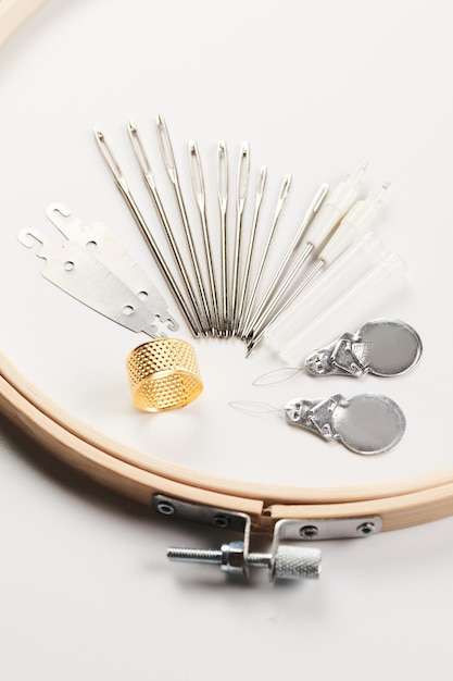 zestaw nici i tamborek